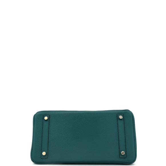 Hermes Birkin 30 Green Clemence with Gold Hardware - Picture 4 of 8